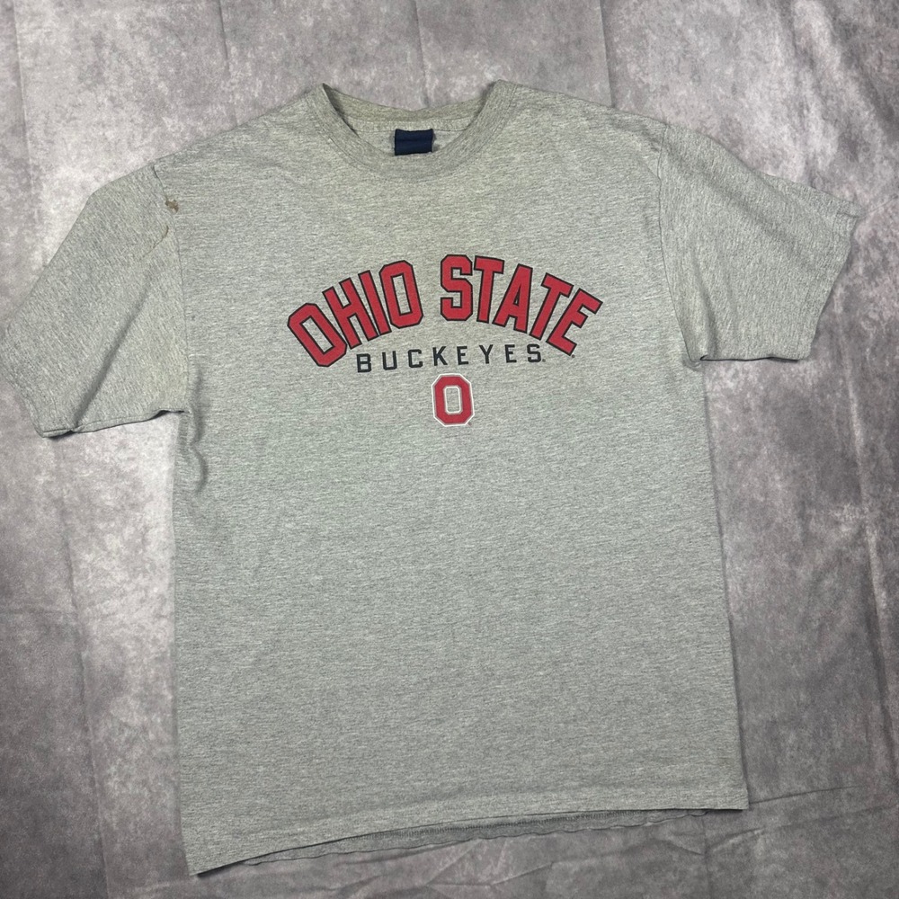 Lot of 2 Vintage Ohio State Buckeyes Graphic T-Shirts Men's M & L NCAA  Football